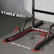 image 6 of HOMCOM Power Tower Station Pull Up Bar w/Adjustable Height for Home Gym Workout