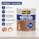 image 5 of Rustins Quick Dry Varnish Satin Clear 1 Litre - AVSC1000 | Clear | 1l | 1