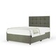 image 1 of Neptune Spring Slate Linen Divan Set And Pearl Headboard Double