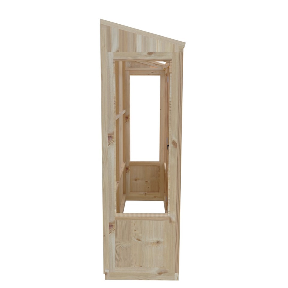 image 1 of Holme 7 x 2 Double Door Greenhouse - Timber - L59 x W210 x H200.7 cm