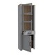 image 3 of Bohol 2 Door 1 Drawer Narrow Display Cabinet in Riviera Oak/Grey Oak