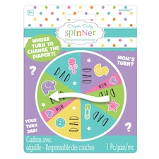 Amscan Diaper Duty Baby Shower Spinner - Multicoloured - One Size