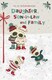 image 2 of Boofles Doing Snow Angels Daughter & Son In Law & Family Christmas Card