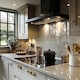 image 2 of Man and woman touch by one line Designer Splash Back | White