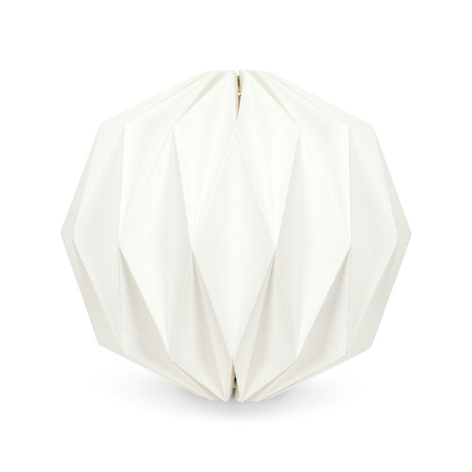 image 1 of ValueLights Astrid Paper Card - Paper White Globe Ceiling Pendant Shade