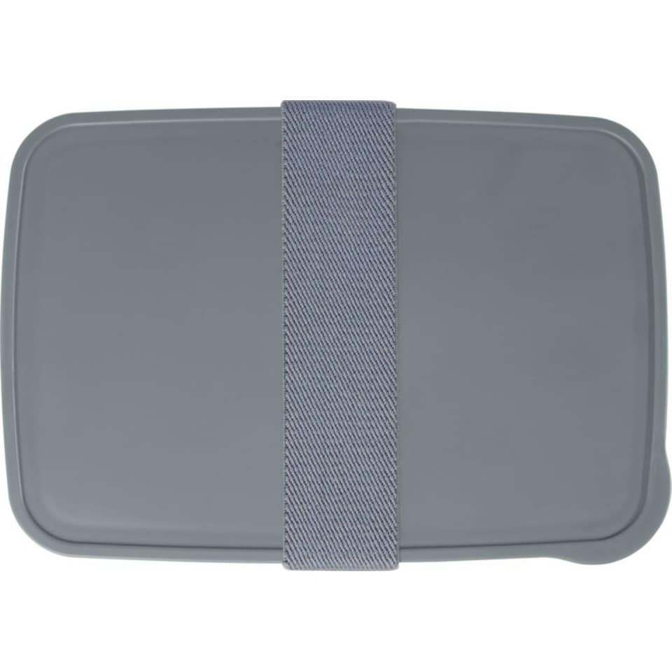 image 1 of Seasons Dovi Plastic Lunch Box - Grey - 6cm x 19cm x 13cm
