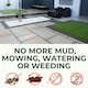 image 8 of 7mm Artificial Grass - 4m x 4m - Budget Fake Lawn Astro Turf | Green | 4m x 4m | 1