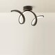 image 4 of ValueLights Infinity Black Single Twist Integrated LED Wall Light | Black