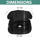 image 8 of Lynmark® Potty Training Car Seat Protector Cover with Middle Buckle Hole | Black | 1