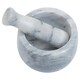 image 2 of Interiors By Premier Grey Marble Mortar and Pestle, Durable 250ml Marble Grinder for Kitchen, Non-Porous Handcrafted