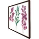 image 2 of Purple & green leaves (Picutre Frame) Black | XL