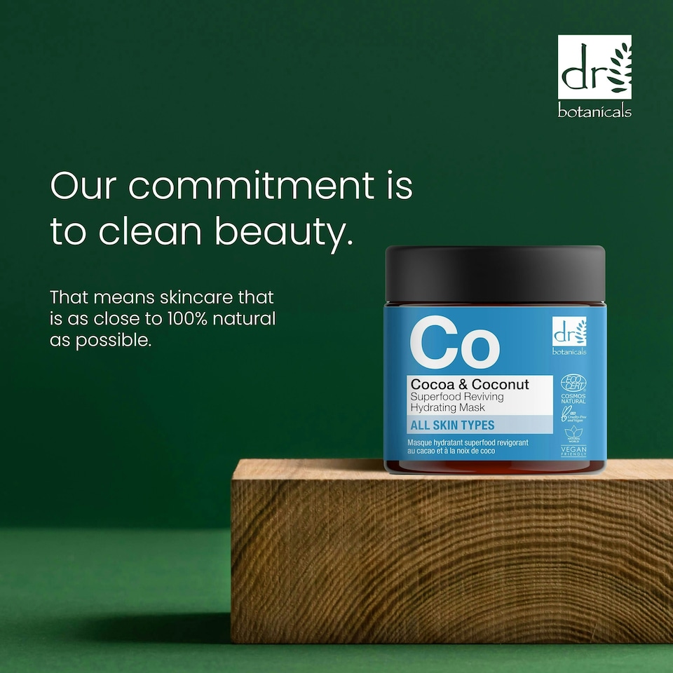 image 1 of Dr Botanicals Cocoa & Coconut Superfood Reviving Hydrating Mask 60ml