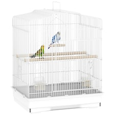 PawHut 59cm Large Bird Cage with Perches, Food Bowls, Swing