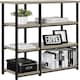 image 2 of Elmwood Bookcase Distressed Grey Oak 9650096PCOMUK Grey | Distressed Grey Oak