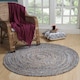 image 2 of JEANNIE Round Kids Rug Ethical Source with Recycled Denim - L60 x W60 Multi