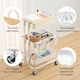 image 5 of Vonhaus Storage Trolley 3 Tier Bathroom & Kitchen Storage