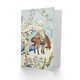 image 2 of Katsushika Hokusai Art Card Horseman Traveler In Snow Vintage Japanese