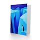 image 2 of Lone King Penguin Antarctic Ice Glacier Landscape Christmas Greeting Card