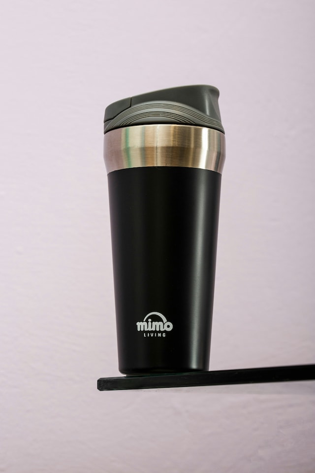 image 1 of Interiors By Premier Grey Travel Mug,Leak-Proof Insulated Thermos Cafe Cup,Reusable Coffee Mug,Double Walled Mug,Ideal For Drinks