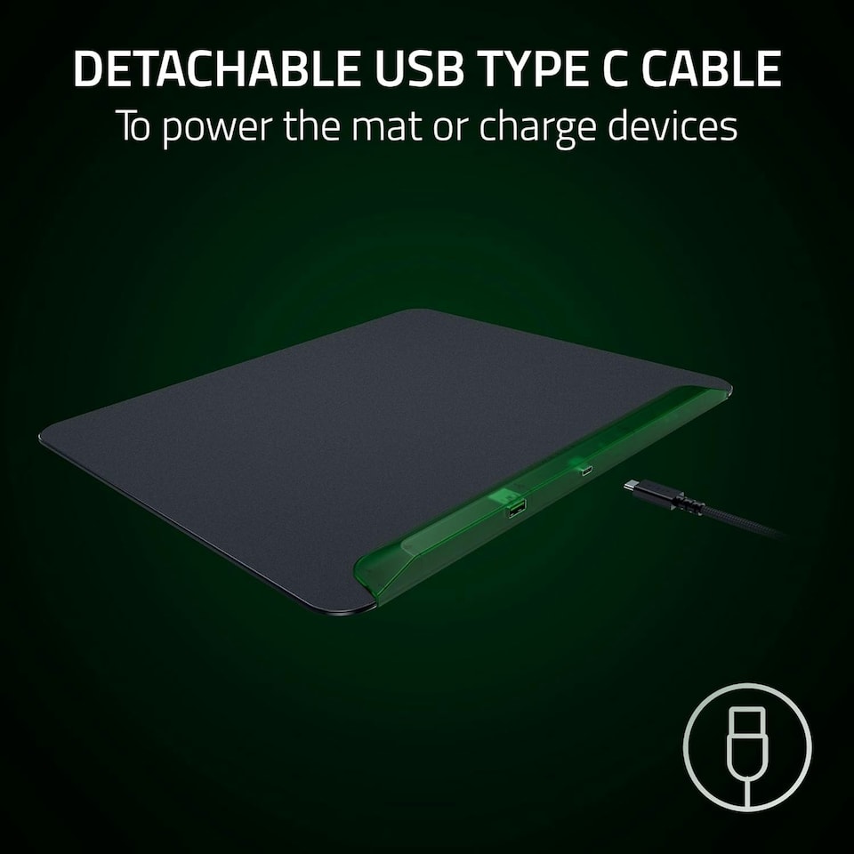 image 1 of Razer Firefly v2 Pro Hard RGB Gaming Surface Phantom Green - Medium Green