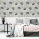 image 2 of Arthouse Marbled Hex Wallpaper - Charcoal/Rose Gold - 10m x 53cm Black
