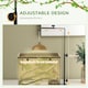 image 7 of PawHut Reptile Lamp Stand, Adjustable Lamp Holder with Hook Hanging Base