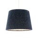 image 2 of Thick Lined Textured Midnight Blue Velvet Lamp Shade with Satin Inner | Blue | Midnight Blue | 1