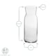 image 3 of Argon Tableware Brocca Glass Carafes with Silicone Lids - 700ml - Pack of 2