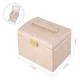 image 2 of Living and Home Multi-Function Faux Leather Jewellery Storage Box with Drawers