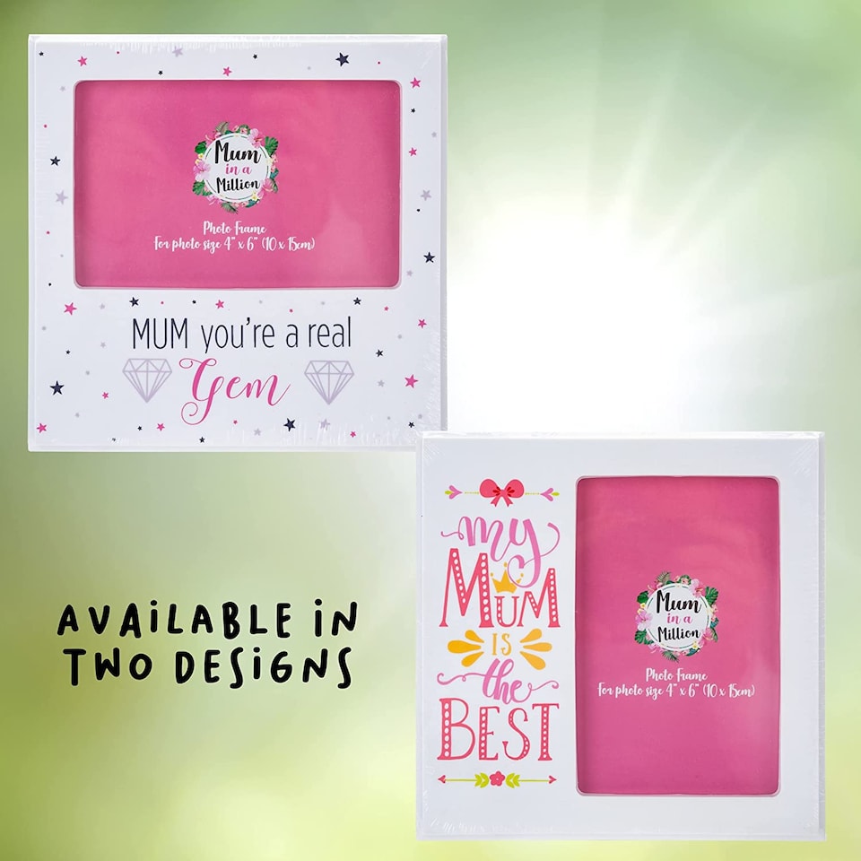 image 1 of VFM e-Store Mum Photo Frame 4 x 6 - "Mum You're a Real Gem"