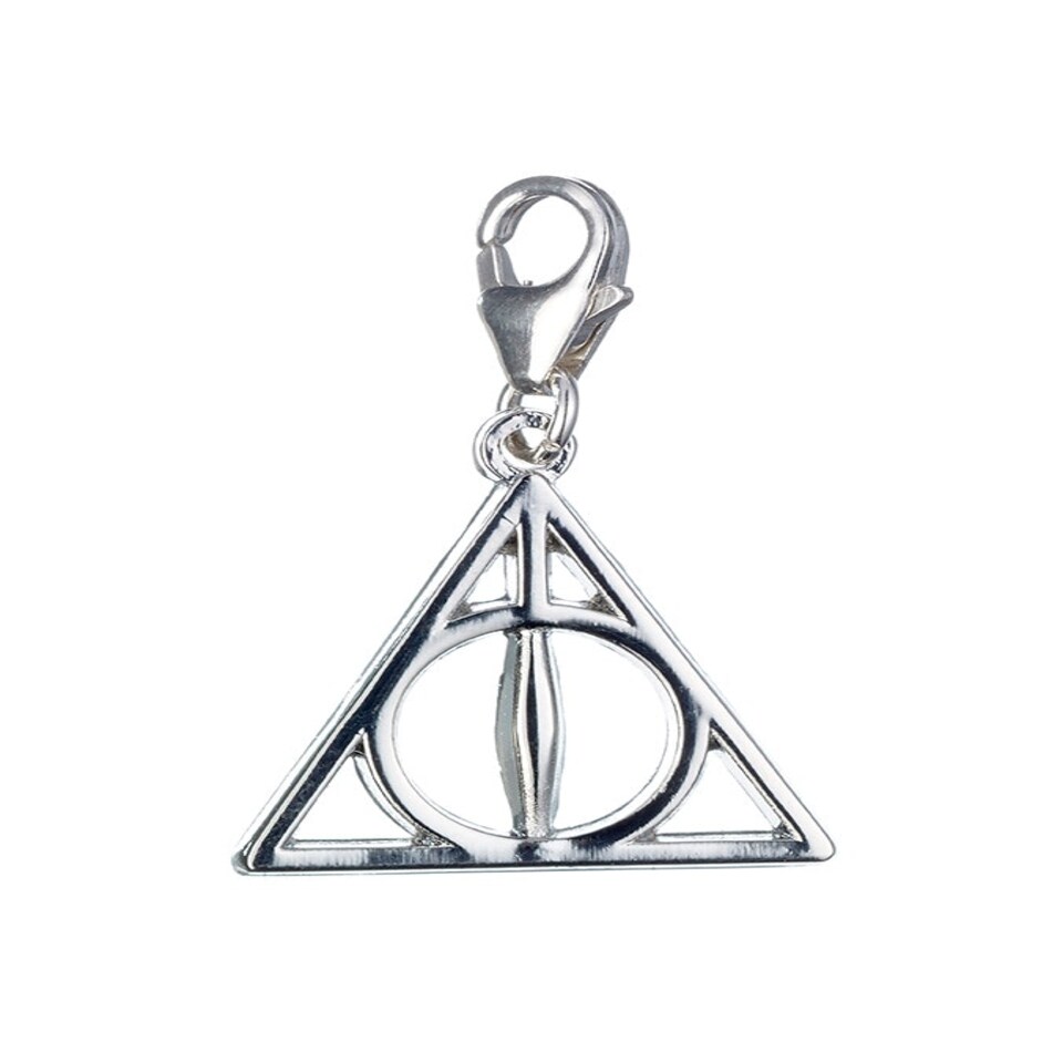 image 1 of Official Sterling Silver Harry Potter Deathly Hallows Clip-on Charm WB0054