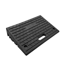 Nicoman Rubber Kerb Ramp 1000kg Capacity for Cars, Motorbikes, Sheds, Driveways | Black