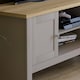 image 6 of Vida Designs Arlington 2 Door TV Unit Shaker Entertainment Storage, Grey & Oak | Grey | Grey & Oak | 1