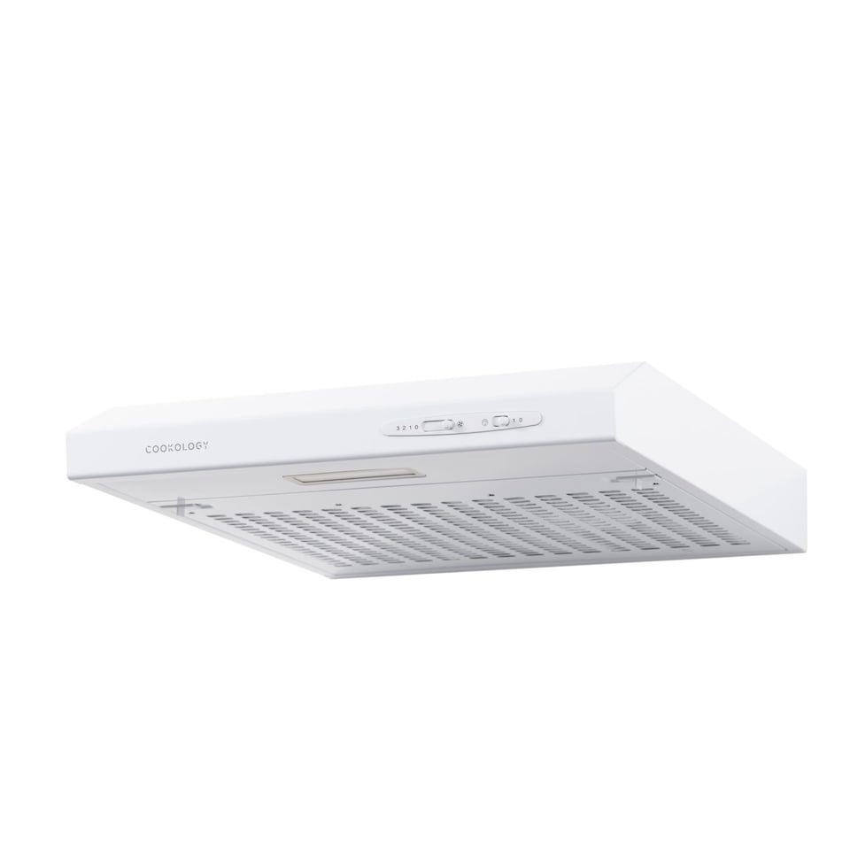 image 1 of Cookology 50cm White Visor Cooker Hood Extractor