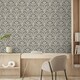 image 2 of Muriva Elegance Bellflowers Wallpaper - Charcoal/Cream - 10m x 53cm Black