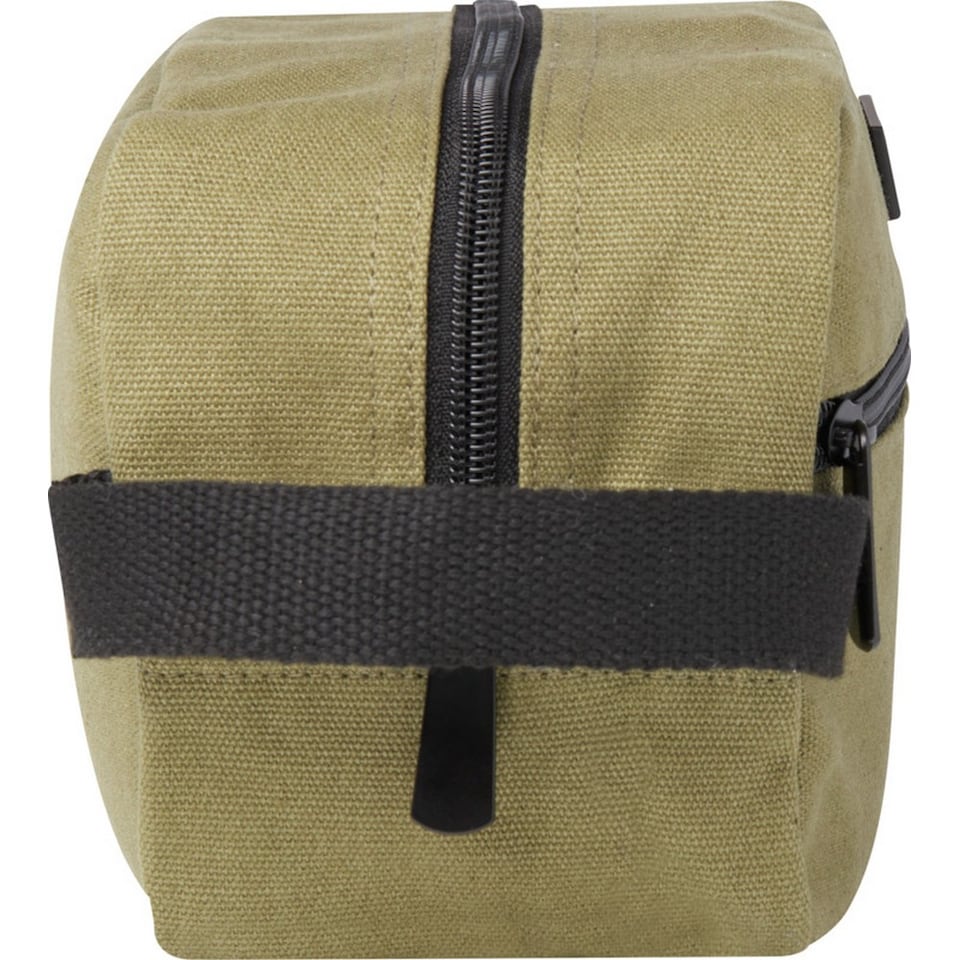 image 1 of Joey Canvas 3.5L Toiletry Bag | Green | Olive | One Size | 1