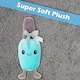 image 10 of Nail Polish Soft Toy Cute Plushie Huggable Cuddly Stuffed Toy 18cm Blue