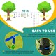 image 4 of AIYAPLAY 10-Piece Zip Line for Kids, for Outdoor, Garden, Multicoloured