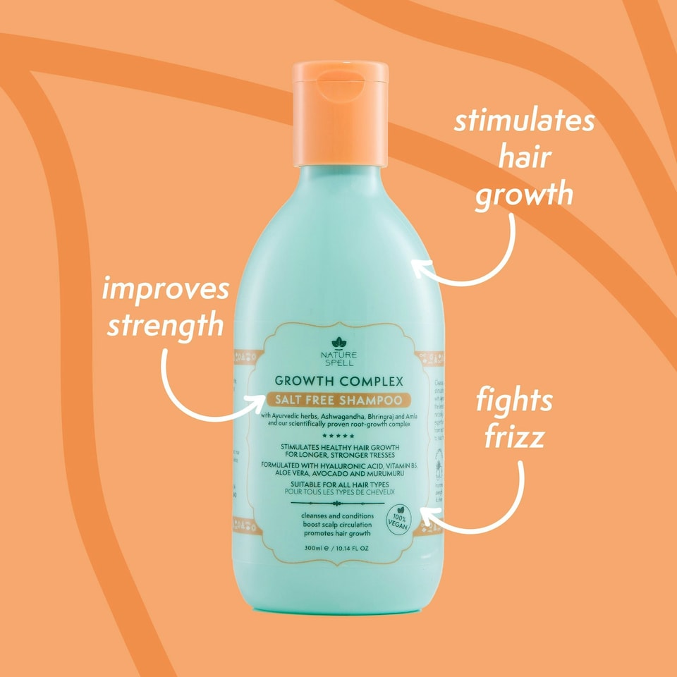 image 1 of Nature Spell Growth Complex Salt Free Shampoo
