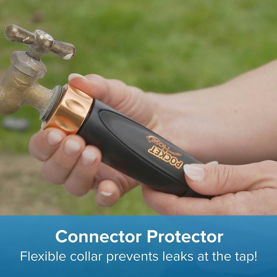 image 1 of Pocket Hose Copper Bullet Expanding Hosepipe 100ft Black