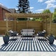image 1 of Shade Pergola - Wood - L420 x W480 x H270 cm - Light Green