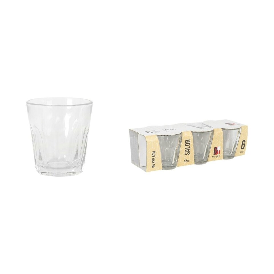 image 1 of Set of Shot Glasses Inde Salor 43 ml 6 Pieces (12 Units) N/A