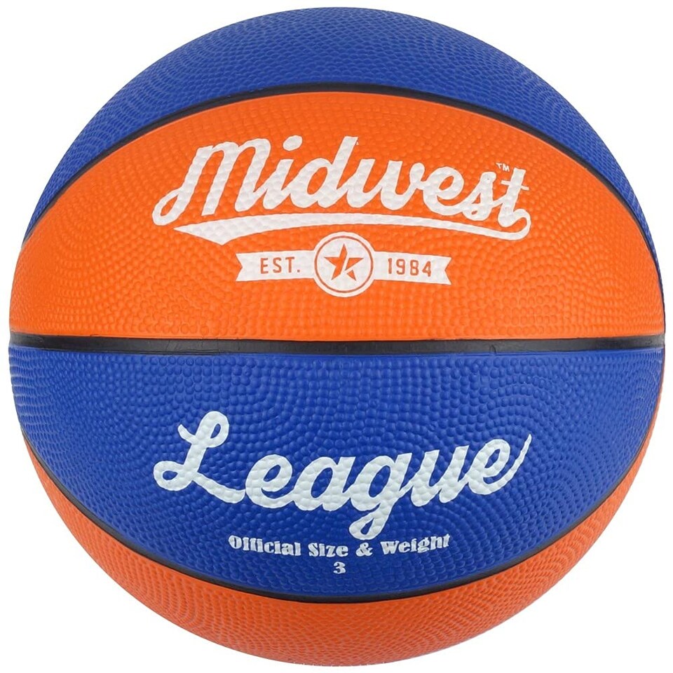 image 1 of Midwest Unisex-Youth League Basketball, Black, 6