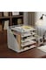 image 3 of Living and Home 5-Tier Desktop Organiser with Vertical File Sorter | White