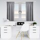image 2 of 13 - 16mm Cream Crystal Ball Metal Curtain Pole Set 120-210cm Cream | Cream