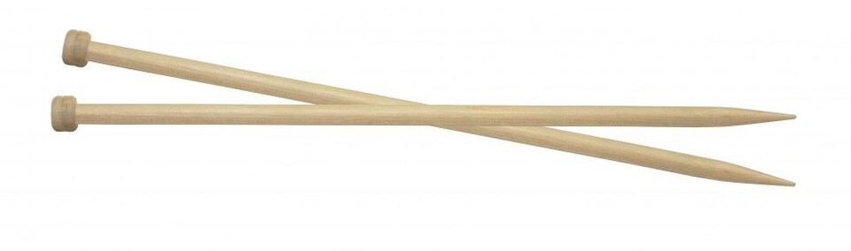 Knit Pro Basix Beech Wood Knitting Needles 4.5mm x 35cm for Knitting - per pack
