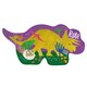 image 2 of Floss & Rock Jigsaw Puzzle 12 Piece - Dinosaur