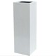 image 1 of Primrose White Large Stone Composite Effect Tall Cube Planter 1m
