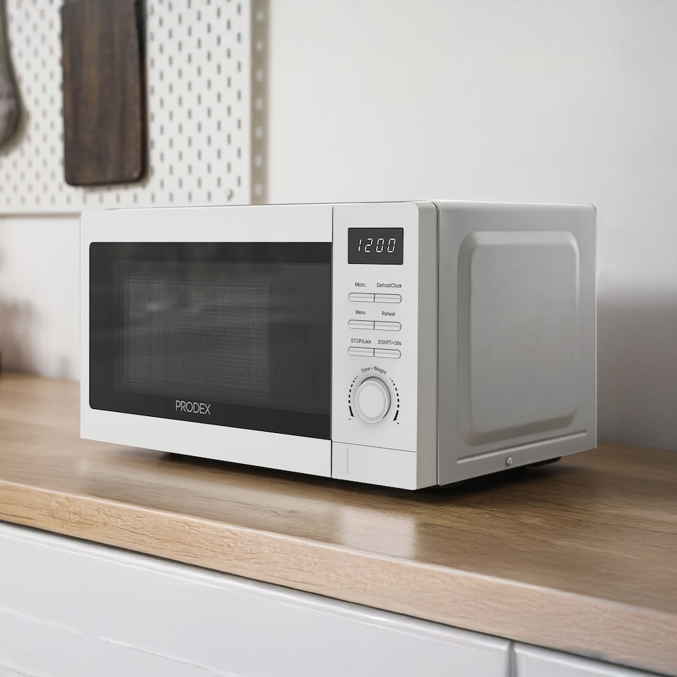 image 1 of Prodex PXMS02080W 20 Litre Digital Microwave, 800W, White