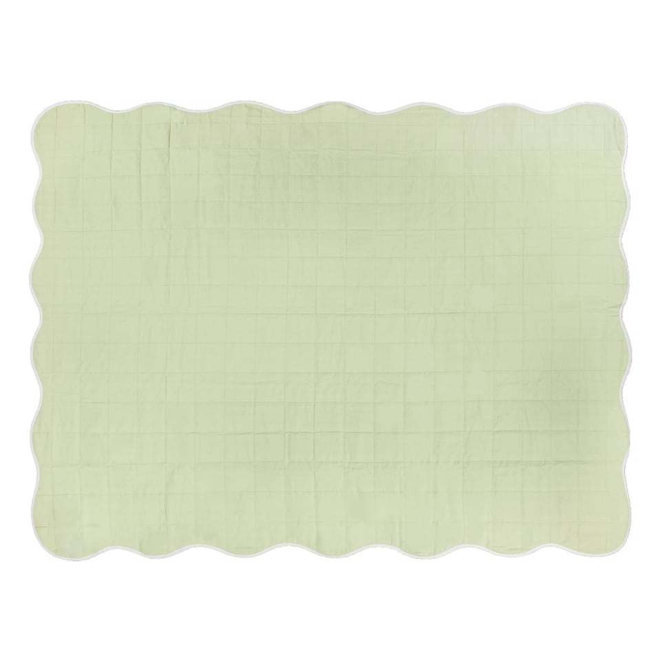 image 1 of Furn Scallop Quilted Bedspread